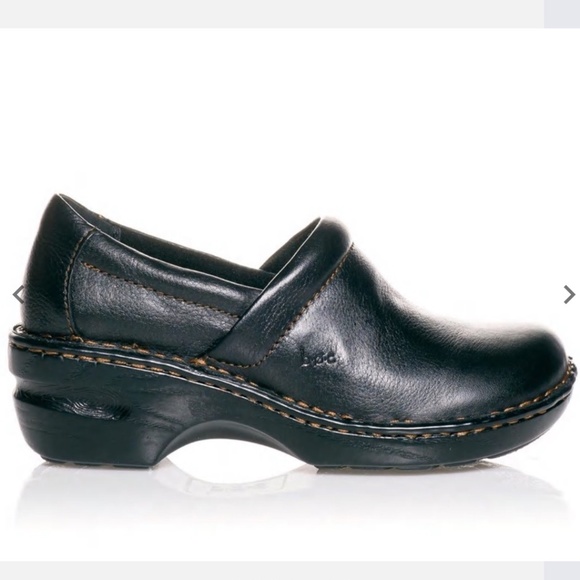 boc Shoes New Boc Peggy Clog Slip On Closed Back Black Leather